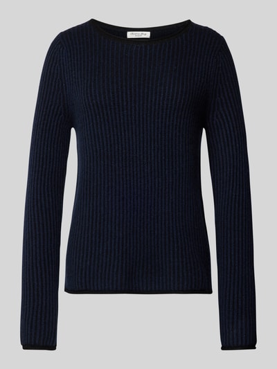 Christian Berg Woman Kasjmier pullover met effectgaren Donkerblauw - 2