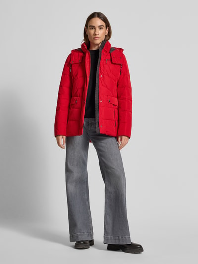 Gil Bret Steppjacke mit Reißverschlusstaschen Rot 1