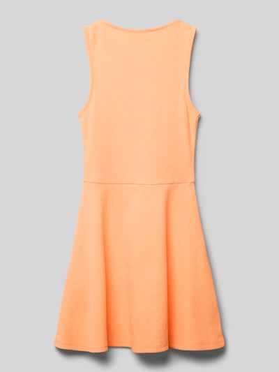 s.Oliver RED LABEL Ausgestelltes Minikleid mit Baumwollanteil Neon Orange 3