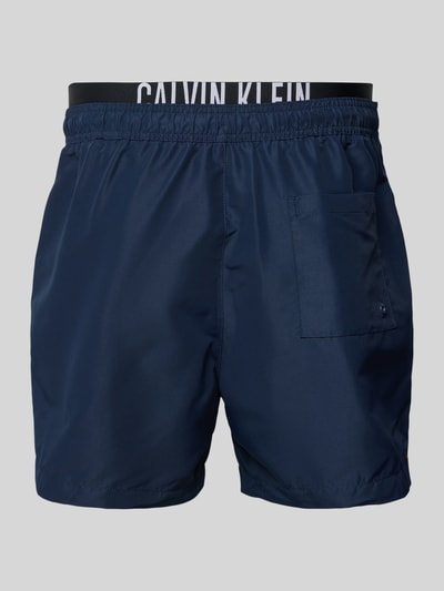 Calvin Klein Underwear Badehose mit Label-Print Marine 3