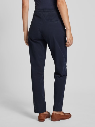 BOSS Orange Stoffen broek met tunnelkoord, model 'Tapata' Marineblauw - 5