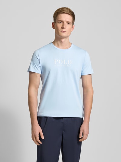 Polo Ralph Lauren Underwear T-Shirt mit Label-Print Hellblau 4