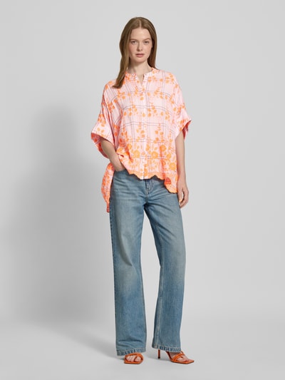 Essentiel Antwerp Oversized Hemdbluse aus Baumwoll-Mix Modell 'HACRAMENTO' Rosa 1