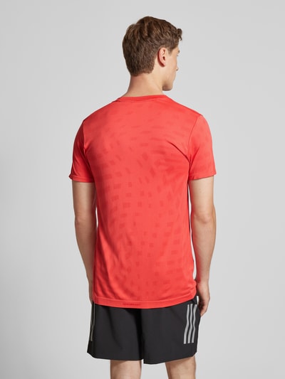 Adidas Training T-shirt met structuurmotief Rood - 5