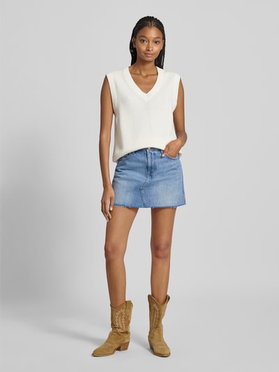 Gina Tricot Jeansrock im 5-Pocket-Design Jeansblau 1