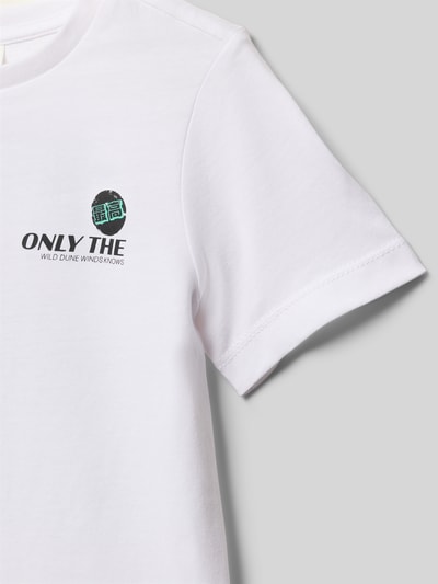 s.Oliver RED LABEL Regular Fit T-Shirt aus reiner Baumwolle Weiss 2