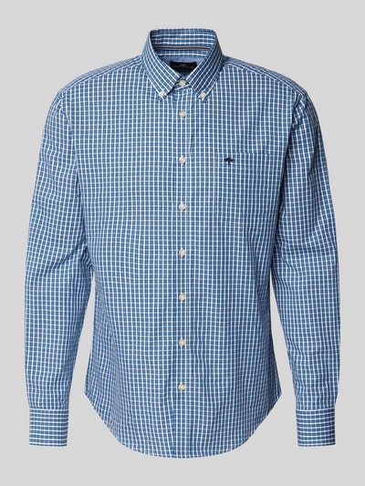 Fynch-Hatton Regular Fit Freizeithemd mit Button-Down-Kragen Blau 2