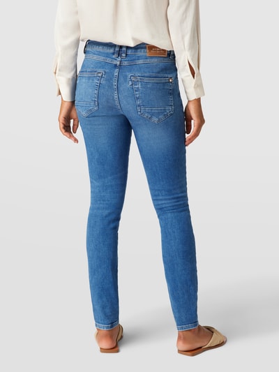 MOS MOSH Regular fit jeans met sierkralen, model 'Naomi Punto' Jeansblauw - 5