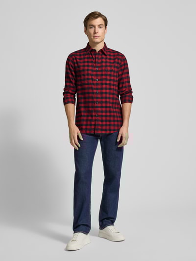 Tommy Hilfiger Regular fit vrijetijdsoverhemd van puur katoen, model 'BUFFALO' Rood - 1
