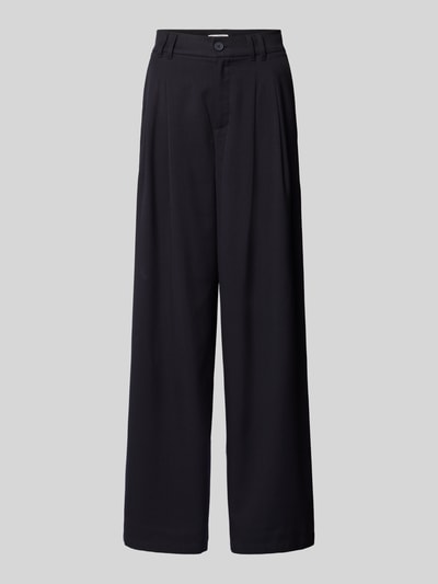 Marc O'Polo DENIM Weite Hose mit Viskose-Anteil Modell 'LIV' Marine 2