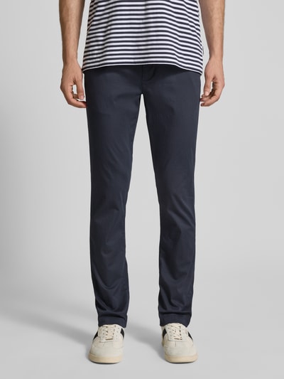 Tommy Hilfiger Slim fit chino van katoenmix Donkerblauw - 4