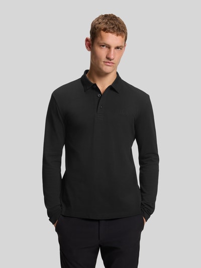 BOSS Green Regular fit poloshirt van puur katoen model 'Plisy' Zwart - 4