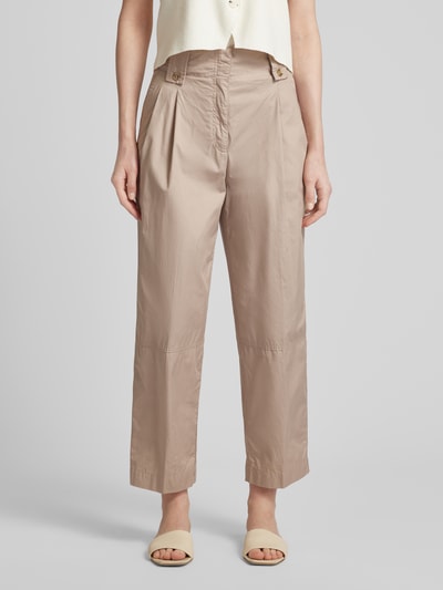 BOSS Black Women Loose Fit Hose mit Gesäßtaschen Modell 'Takarla' Beige 4