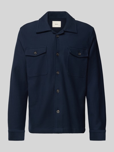 SELECTED HOMME Regular fit overhemdjack van puur biologisch katoen, model 'OLIVER' Marineblauw - 2