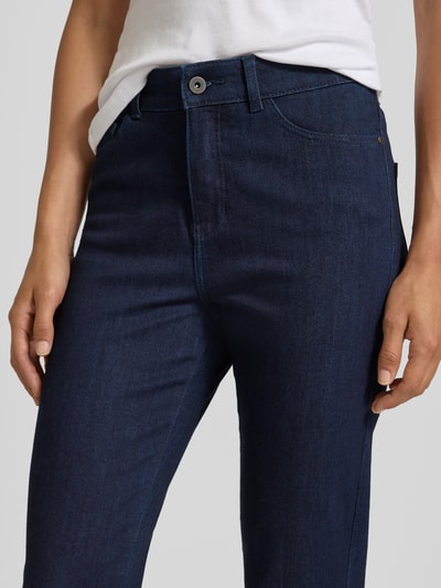 Christian Berg Woman Jeansy o kroju skinny fit z 5 kieszeniami Granatowy 3