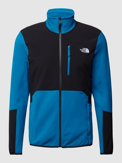 The North Face Kurtka z wyhaftowanym logo model ‘GLACIER’ Królewski niebieski 2