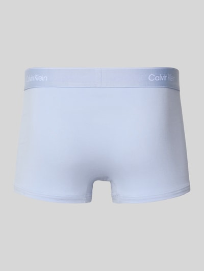 Calvin Klein Underwear Slim Fit Trunk mit Logo-Detail im 5er-Pack Blau 3