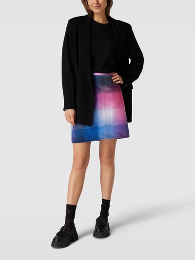s.Oliver RED LABEL Minirock mit Karomuster Royalblau 1