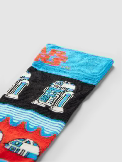 Happy Socks Sokken met motiefprint, model 'Star Wars™ R2-D2' Turkoois - 2