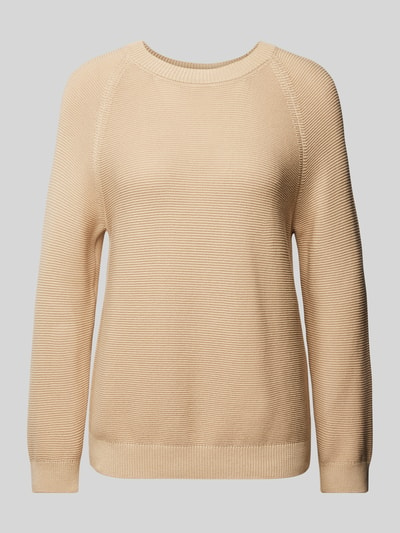 BOSS Gebreide pullover met raglanmouwen, model 'Fovila' Beige - 2