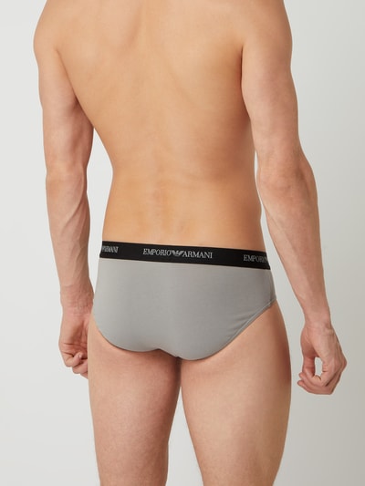 Emporio Armani Slip met stretch in set van 2 stuks Zwart - 5