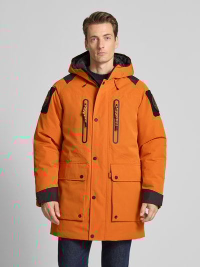 SAVE THE DUCK Jack met logopatch, model 'Kailash' Oranje - 4