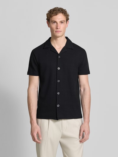 Strellson Regular Fit Freizeithemd aus Baumwoll-Mix Modell '11 FILIP' Black 4