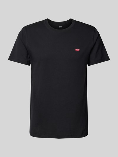 Levi's® T-Shirt mit Label-Stitching Black 2