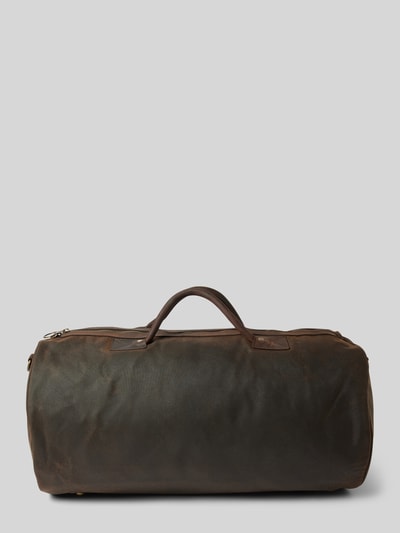 Barbour Weekender mit Label-Patch Modell 'HOLDALL' Oliv 4