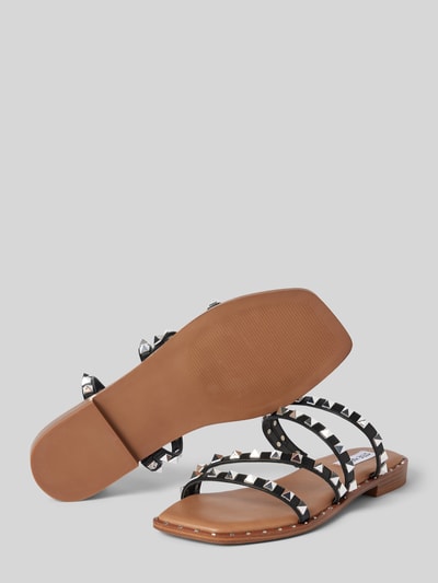 Steve Madden Slippers met studs, model 'SKYLER' Zwart - 4