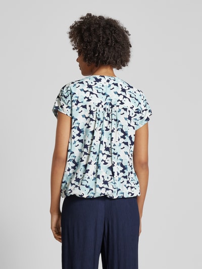 Tom Tailor Blouse met tuniekkraag Marineblauw - 5