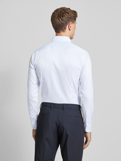 BOSS Slim fit zakelijk overhemd met kentkraag, model 'Hank' Bleu - 5