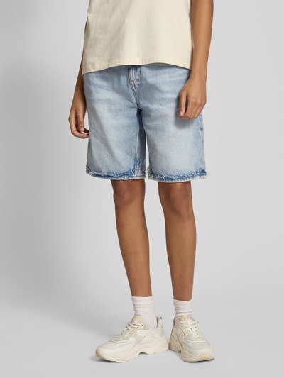Tommy Jeans Relaxed Fit Bermudas aus Baumwoll-Lyocell-Mix Modell 'MIA' Hellblau 4
