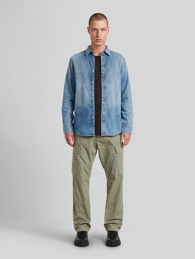 G-Star RAW Regular Fit Cargohose aus reiner Baumwolle Lind 1