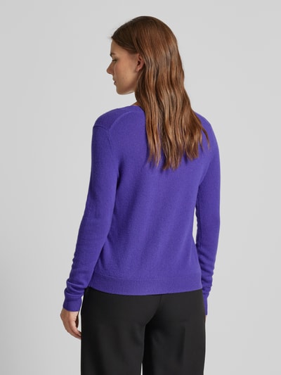 Christian Berg Woman Gebreide pullover met ribboorden Violet - 5