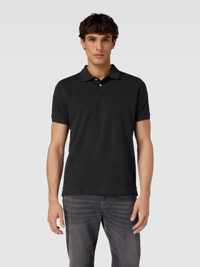 MCNEAL Poloshirt mit Label-Stitching Black 4