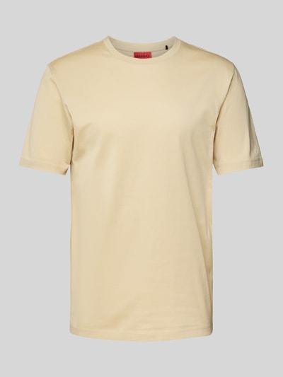 HUGO T-Shirt mit Rundhalsausschnitt Modell 'Dimerstee' Beige 2