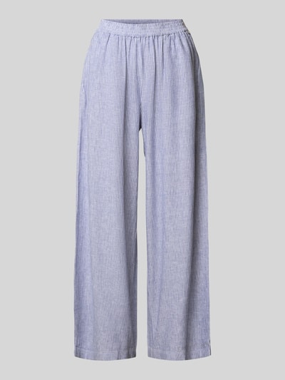 BOSS Orange Stoffhose aus Leinen-Viskose-Mix mit elastischem Bund Hellblau 2