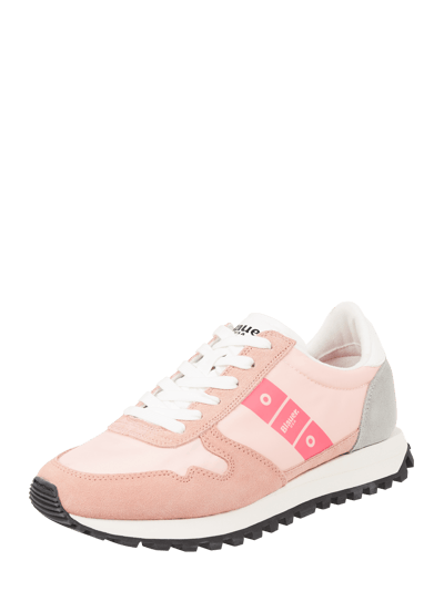 Blauer USA Sneaker aus Leder und Textil Modell 'Merrill' Pink 1