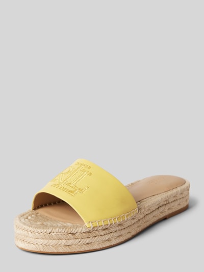 Lauren Ralph Lauren Espadrilles in Flecht-Optik Modell 'POLLY' Gelb 1