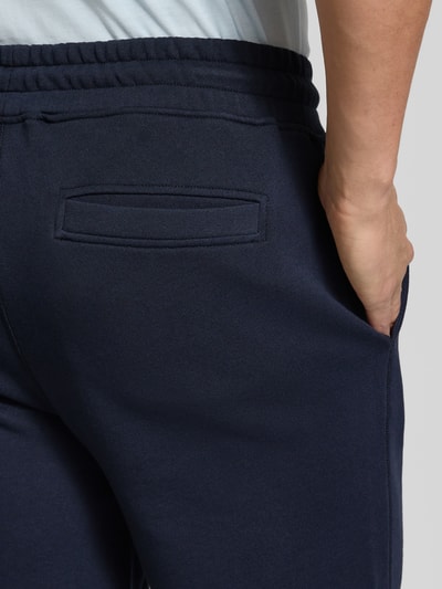 BOSS Orange Regular fit sweatshorts van puur katoen Donkerblauw - 3