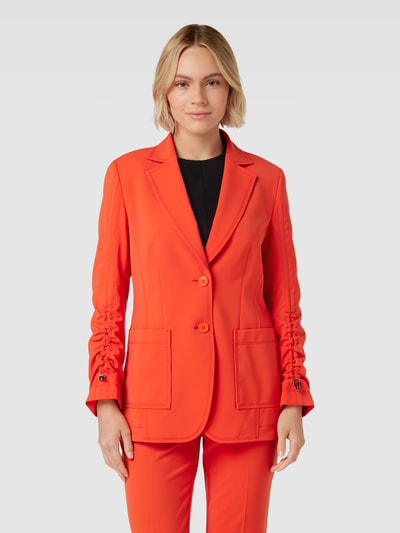 Marc Cain Blazer met reverskraag Rood - 4