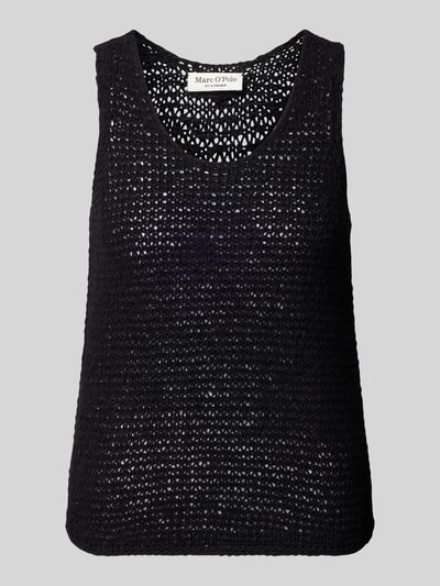 Marc O'Polo Stricktop mit U-Ausschnitt Black 2