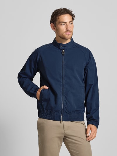 Barbour Regular Fit Blouson aus reiner Baumwolle Jeansblau 4