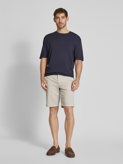 Brax Bermudas mit Eingrifftaschen Modell 'BARI' Silber 1