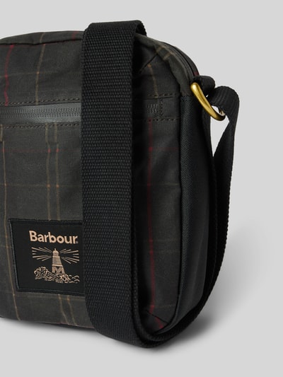 Barbour Wasserabweisende Umhängetasche mit Label-Patch Anthrazit 3