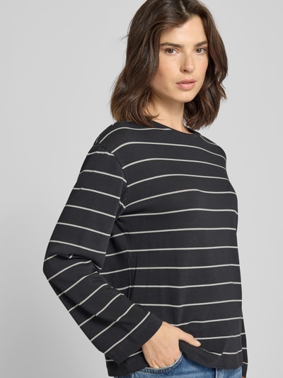 Armedangels Shirt met lange mouwen van katoenmix, model 'MARYNAA' Antraciet - 3