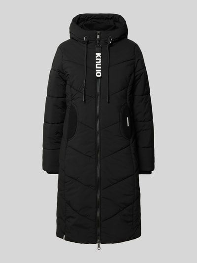 khujo Gewatteerde lange jas met capuchon, model 'ARIBAY' Zwart - 2
