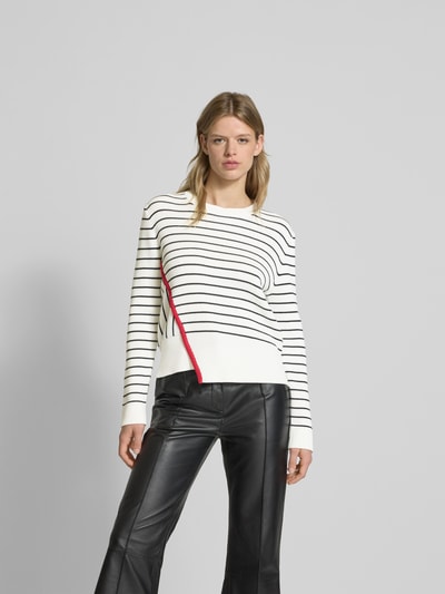 BAUM & PFERDGARTEN Pullover in Strick-Optik Weiss 4
