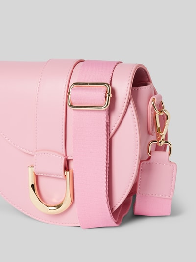 Seidenfelt Handtasche in unifarbenem Design Modell 'TOLITA' Pink 3